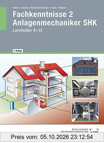 Fachkenntnisse 2 Anlagenmechaniker SHK: Lernfelder 9-15