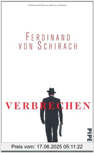 Binding : Gebundene Ausgabe, Edition : 20, Label : Piper, Publisher : Piper, medium : Gebundene Ausgabe, numberOfPages : 208, publicationDate : 2009-08-19, authors : Schirach, Ferdinand von, languages : german, ISBN : 3492053629