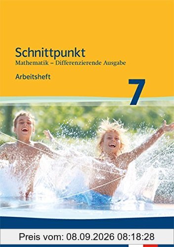 Schnittpunkt Mathematik - Differenzierende Ausgabe für Nordrhein-Westfalen / Arbeitsheft mit Lösungsheft Mittleres Niveau 7. Schuljahr