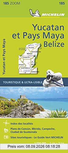 Carte Yucatan et Pays Maya Michelin
