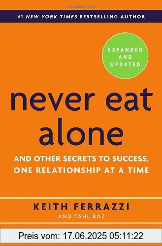 Binding : Gebundene Ausgabe, Edition : Expanded Edition., Label : Crown Business, Publisher : Crown Business, NumberOfItems : 1, PackageQuantity : 1, medium : Gebundene Ausgabe, numberOfPages : 400, publicationDate : 2014-06-03, releaseDate : 2014-06-03, authors : Keith Ferrazzi, Tahl Raz, languages : english, ISBN : 0385346654