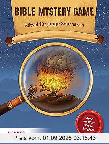 BIBLE MYSTERY GAME: Rätsel für junge Spürnasen. Rund um Bibel, Glaube, Religion!