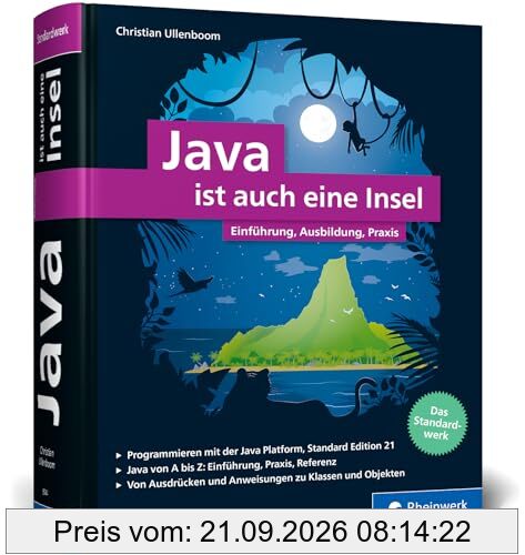 Java ist auch eine Insel: Das Standardwerk für Programmierer. Über 1.000 Seiten Java-Wissen. Mit vielen Beispielen und Übungen, aktuell zu …