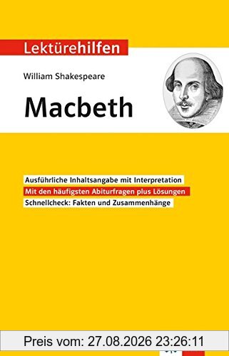 Lektürehilfen William Shakespeare Macbeth