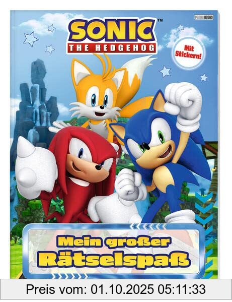 Sonic The Hedgehog: Mein großer Rätselspaß: Mit Stickern!