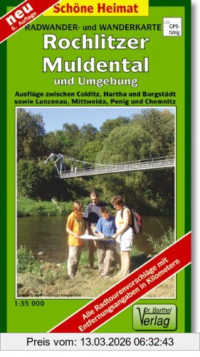 unbekannt Doktor Barthel Wander- Und Radwanderkarten, Rochlitzer Muldental Und Umgebung