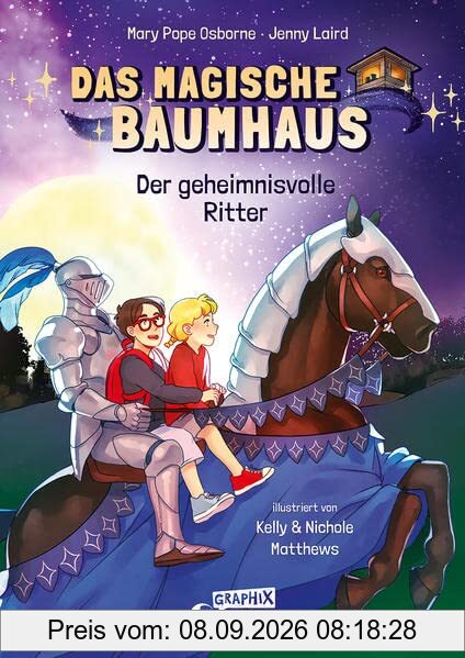 Das magische Baumhaus (Comic-Buchreihe Band 2) - Der geheimnisvolle Ritter: Tauche ein in die Welt der Schlösser im Mittelalter - Comic-Buch für Kinder ab 7 Jahren