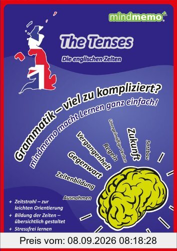 mindmemo Lernfolder - The Tenses - Die englischen Zeiten - Grammatik Lernhilfe - PremiumEdition (foliert) [Broschiert]