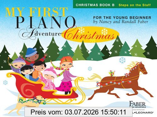 Various My First Piano Adventure - Christmas (Book B - Steps On The Staff), Lehrmaterial Für Klavier