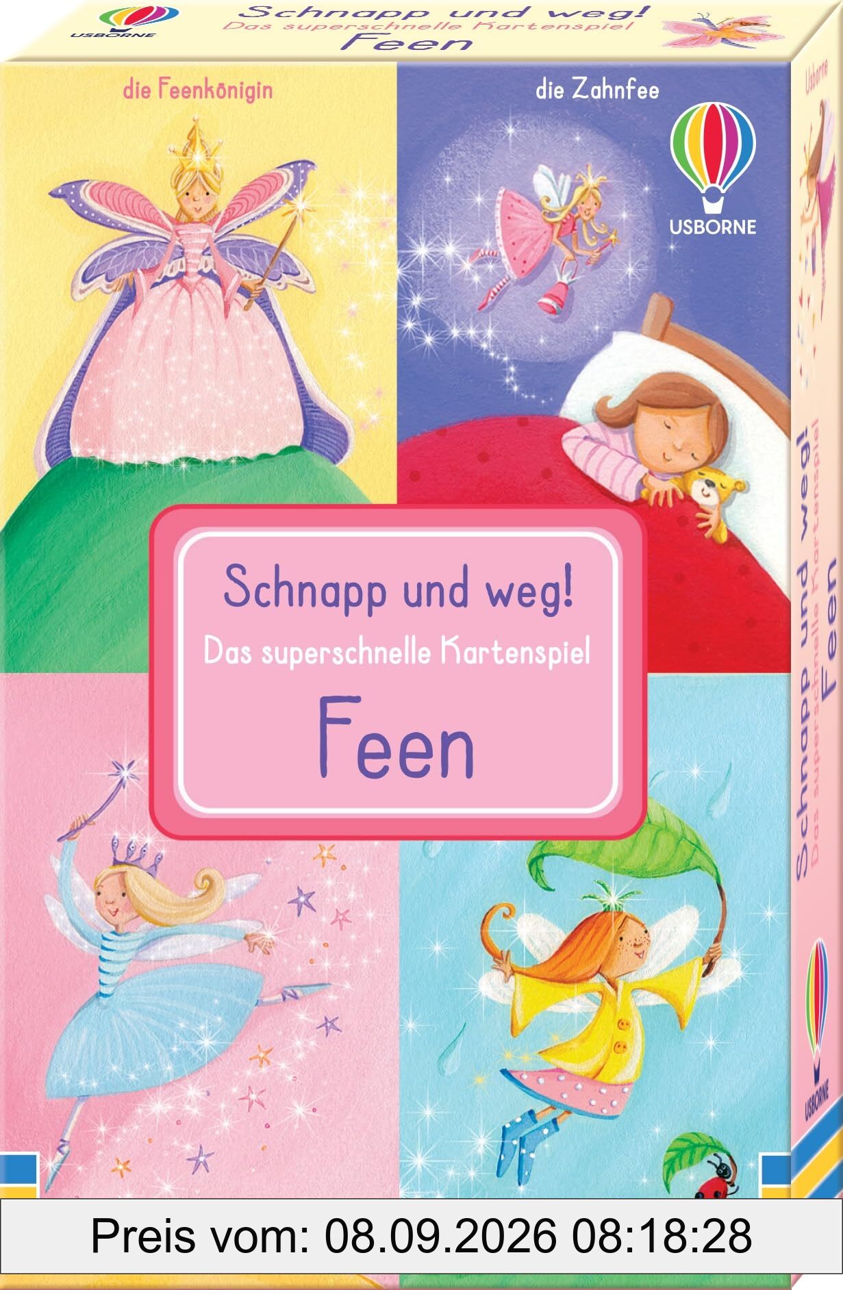 Schnapp und weg! Das superschnelle Kartenspiel: Feen: Kartenspiel-Set mit zauberhaften Feen – trainiert das Reaktionsvermögen – ab 3 Jahren (Schnapp-und-weg-Reihe)