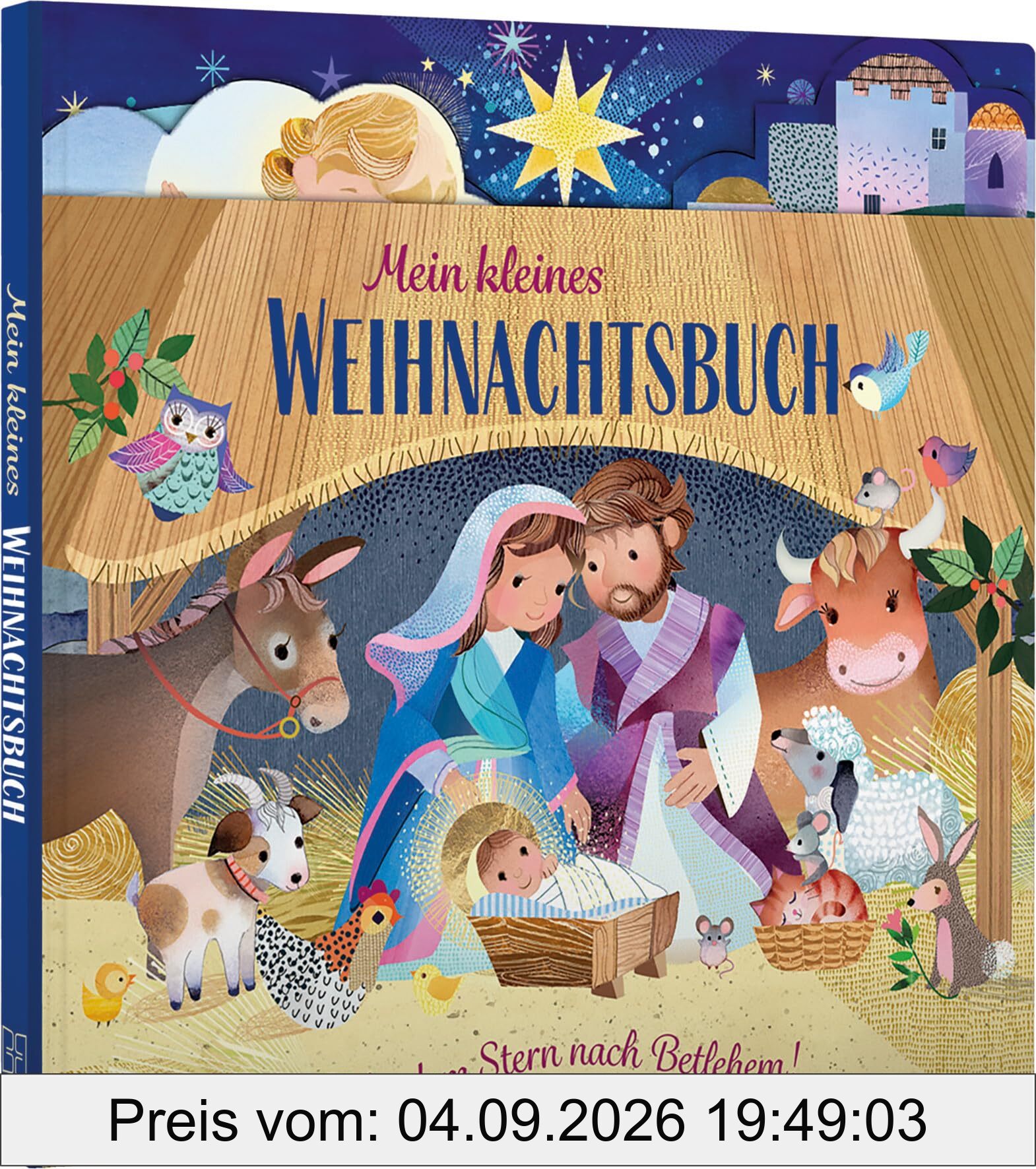 Mein kleines Weihnachtsbuch: Folge dem Stern nach Betlehem