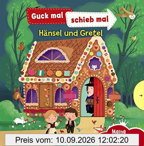 Guck mal, schieb mal! Meine ersten Märchen - Hänsel und Gretel: Pappbilderbuch, Buch mit Klappen ab 2 Jahre
