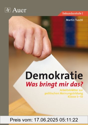 Binding : Broschiert, Edition : 1, Label : Auer Verlag in der AAP Lehrerfachverlage GmbH, Publisher : Auer Verlag in der AAP Lehrerfachverlage GmbH, medium : Broschiert, numberOfPages : 80, publicationDate : 2011-01-18, authors : Martin Tuschl, languages : german, ISBN : 3403066843