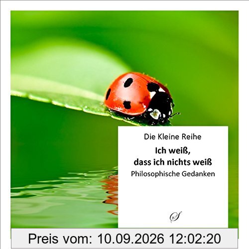 Ich weiß, dass ich nichts weiß: Philosophische Gedanken