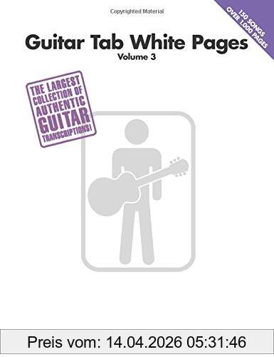 Various Guitar Tab White Pages Volume 3