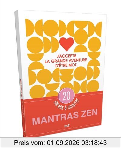 Mantras zen : 20 cartes à colorier