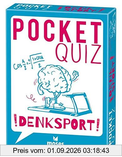 moses. Pocket Quiz Denksport l 50 Rätsel-Fragen und Knobeleien für Klein und Groß l Für Kinder ab 12 Jahren und Erwachsene (Pocket Quiz: Ab 12 Jahre /Erwachsene)