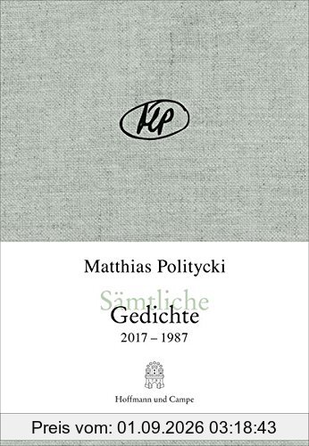 Sämtliche Gedichte: 2017-1987
