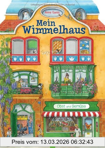 Anne Suess Mein Wimmelhaus, Mit Konturenstanzung, Guckfenstern Und Türchen