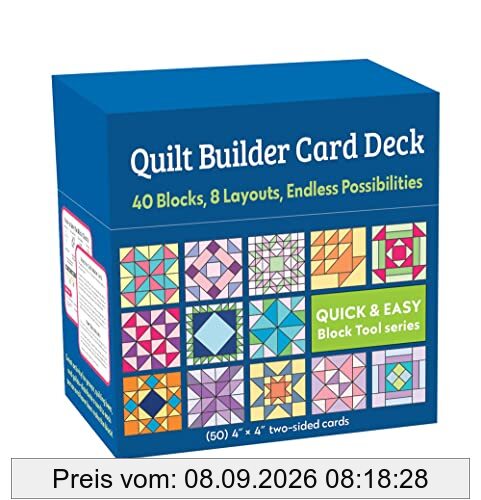 Quilt Builder Card Deck: 40 Block, 6 Layouts, Endless Possibilities (1)