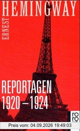 Reportagen 1920 - 1924