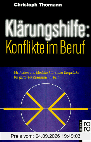 Klärungshilfe, Konflikte im Beruf