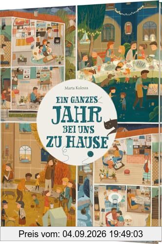 Ein ganzes Jahr bei uns zu Hause: Willkommen im bunten Wimmel-Haus, Bilderbuch ab 3