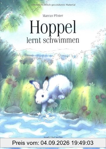 Hoppel lernt schwimmen