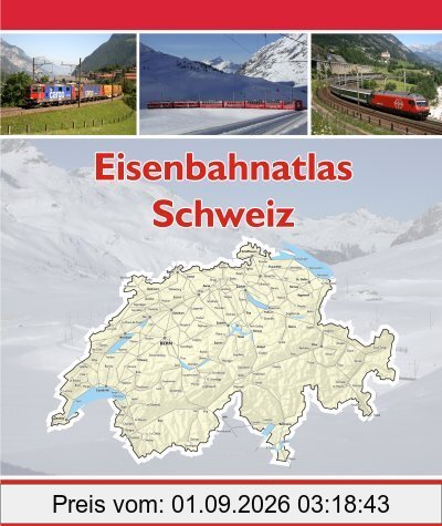 Eisenbahnatlas Schweiz: Railatlas Suisse - Svizzera - Switzerland
