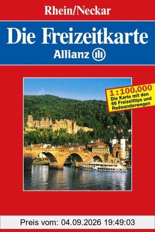 Die Freizeitkarte Allianz, Bl.26, Rhein, Neckar