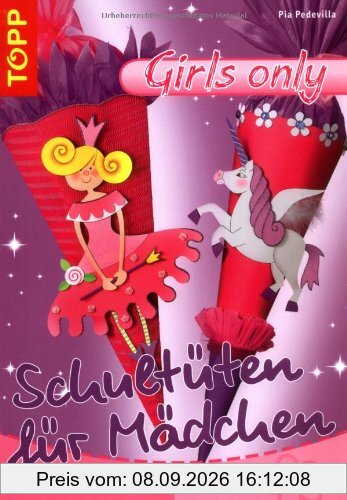 Schultüten für Mädchen: Mit vielen Schreibtischaccessoires