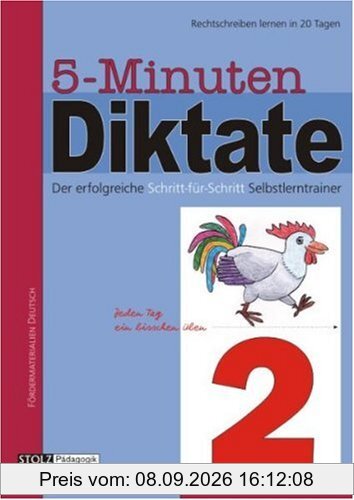 5-Minuten-Diktate, neue Rechtschreibung, 2. Schuljahr