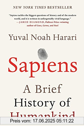 Binding : Gebundene Ausgabe, Label : Harper, Publisher : Harper, NumberOfItems : 2, PackageQuantity : 1, medium : Gebundene Ausgabe, numberOfPages : 464, publicationDate : 2015-02-10, releaseDate : 2015-02-10, authors : Harari, Yuval Noah, languages : english, ISBN : 0062316095