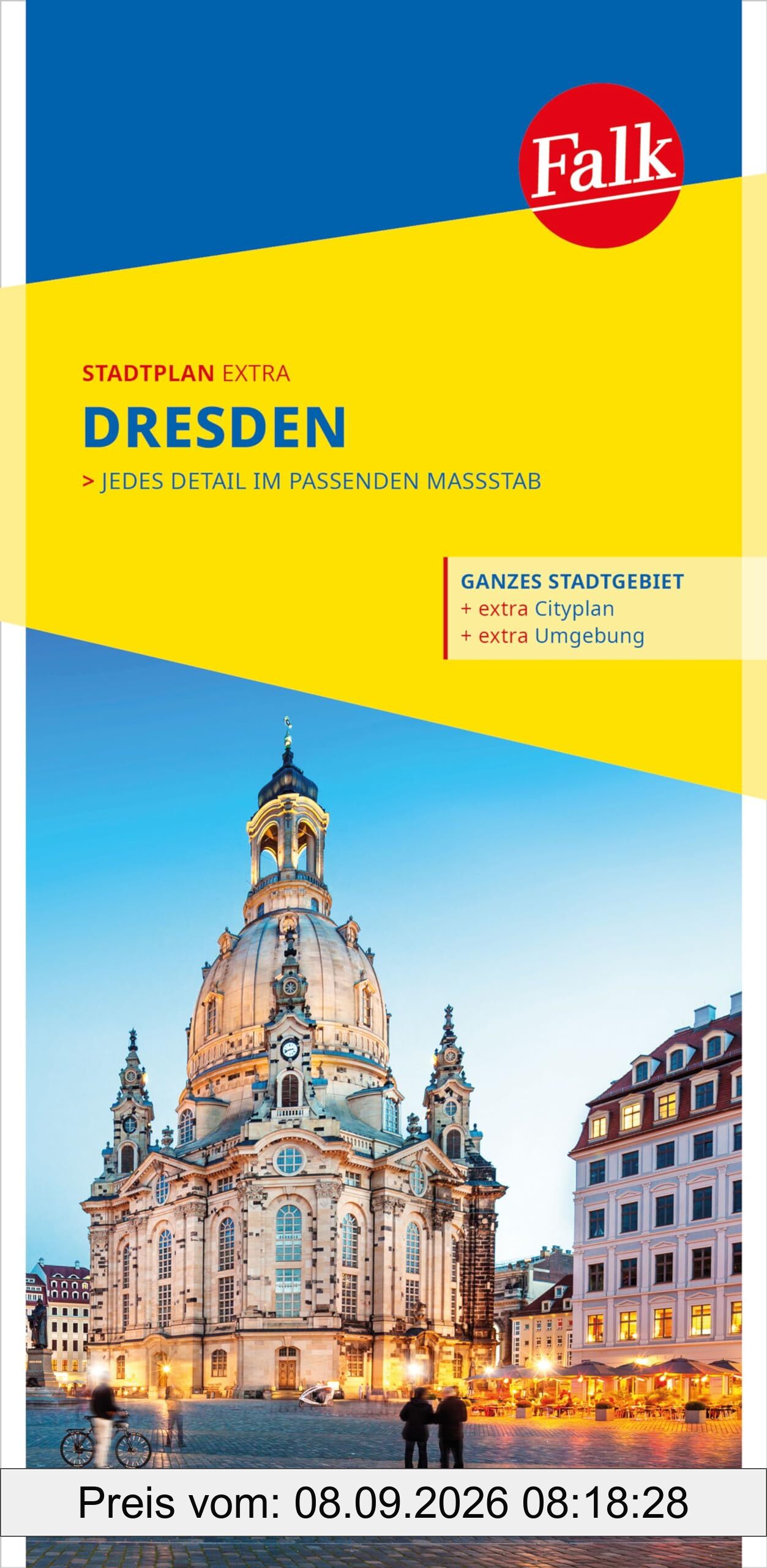 Falk Stadtplan Extra Dresden 1:20.000: mit Ortsteilen von Freital, Radebeul