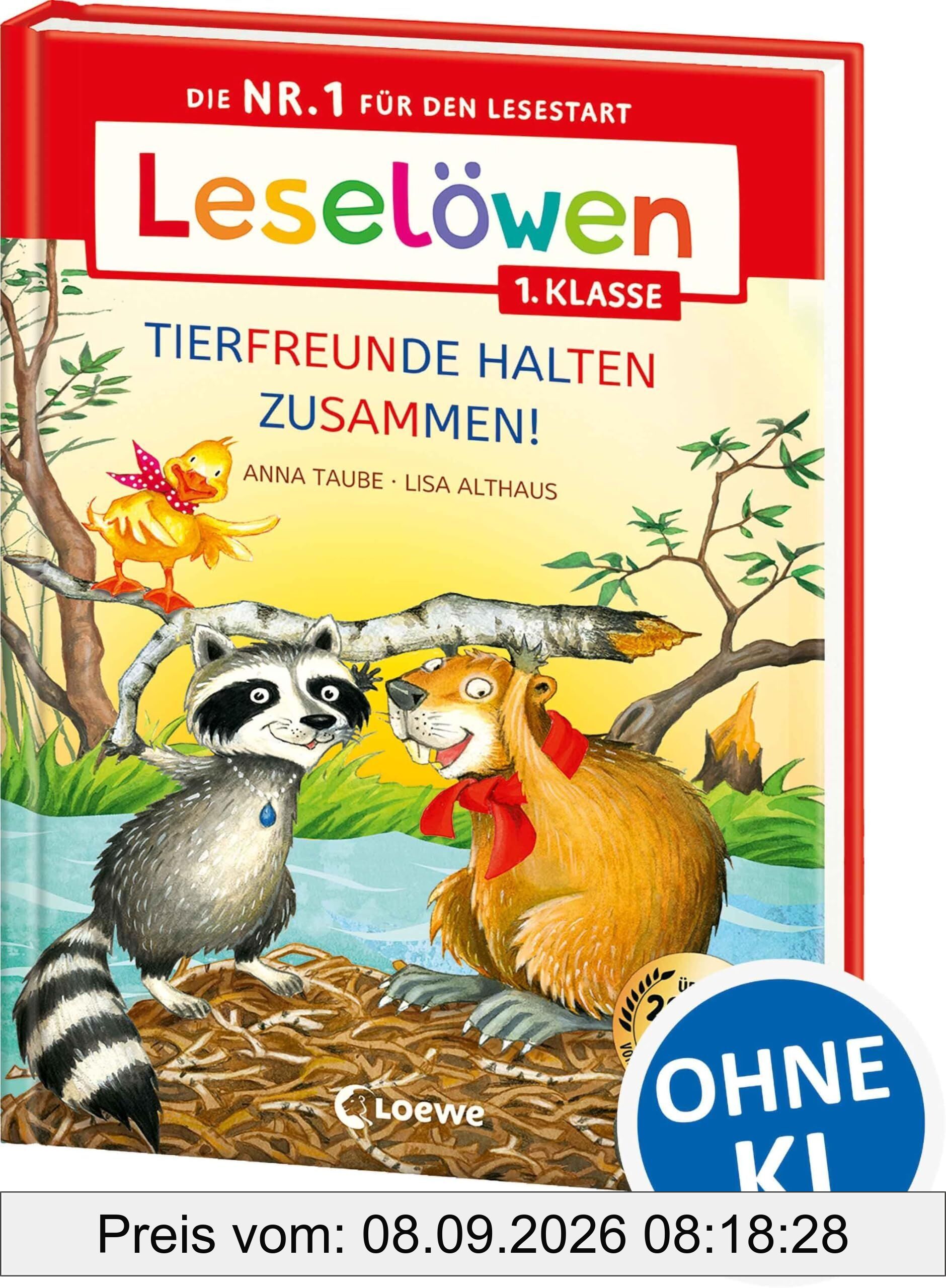 Leselöwen 1. Klasse - Tierfreunde halten zusammen!