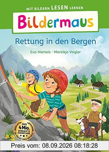 Bildermaus - Rettung in den Bergen: Mit Bildern lesen lernen - Ideal für die Vorschule und Leseanfänger ab 5 Jahren - Mit Leselernschrift ABeZeh