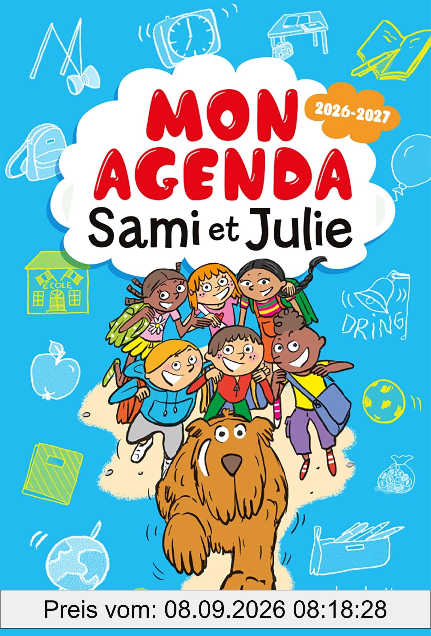 Sami et Julie : Mon agenda scolaire 2026-2027