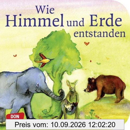 Wie Himmel und Erde entstanden: Die Schöpfungsgeschichte. Mini-Bilderbuch. Kinderbibelgeschichten.