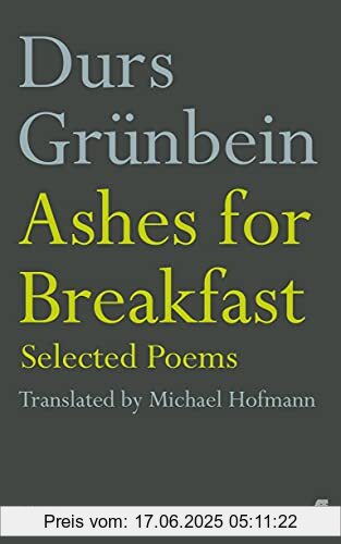 Brand : Faber & Faber, Binding : Taschenbuch, Edition : Main, Label : FABER & FABER, Publisher : FABER & FABER, medium : Taschenbuch, numberOfPages : 168, publicationDate : 2006-09-01, releaseDate : 2006-09-01, authors : Durs Grünbein, ISBN : 0571228496