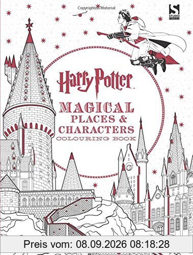 Harry Potter Magical Places & Characters Colouring Book
