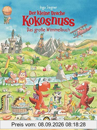 Der kleine Drache Kokosnuss - Das große Wimmelbuch: Ein Mitmach-Bilderbuch für die kleinen Kokosnuss-Fans