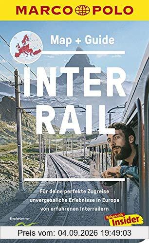 MARCO POLO Interrail Map + Guide (MARCO POLO Kontinental /Länderkarten)
