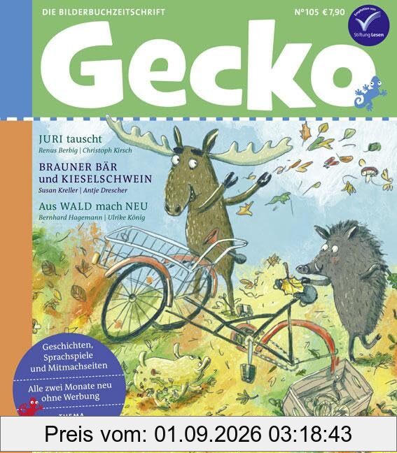 Gecko Kinderzeitschrift Band 105: Thema: Tauschen & Teilen