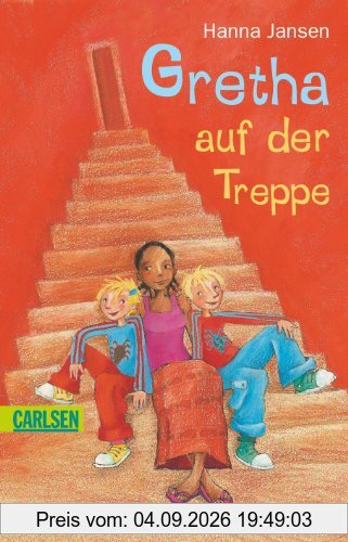 Gretha auf der Treppe