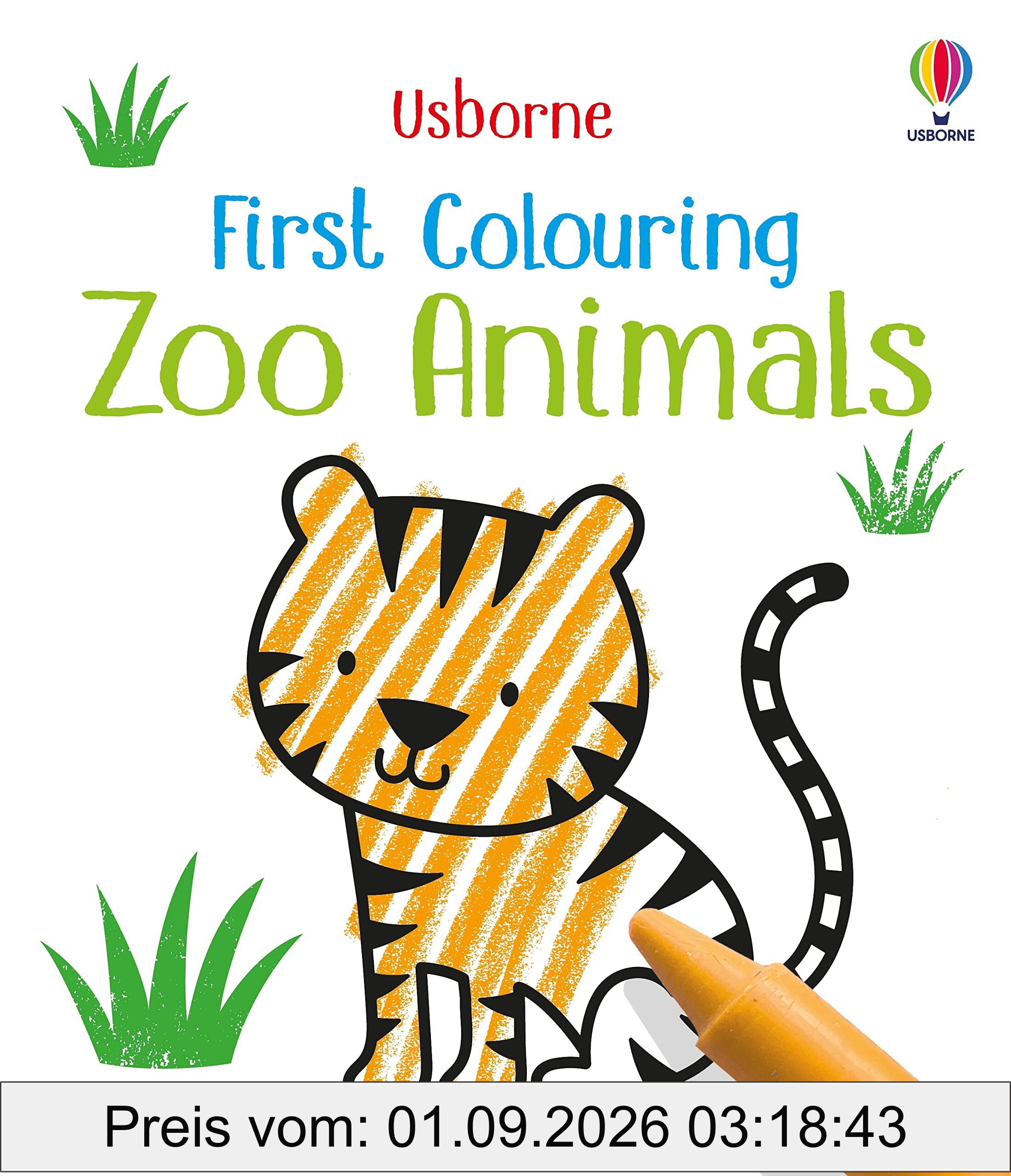 First Colouring Zoo Animals (Little First Colouring): 1