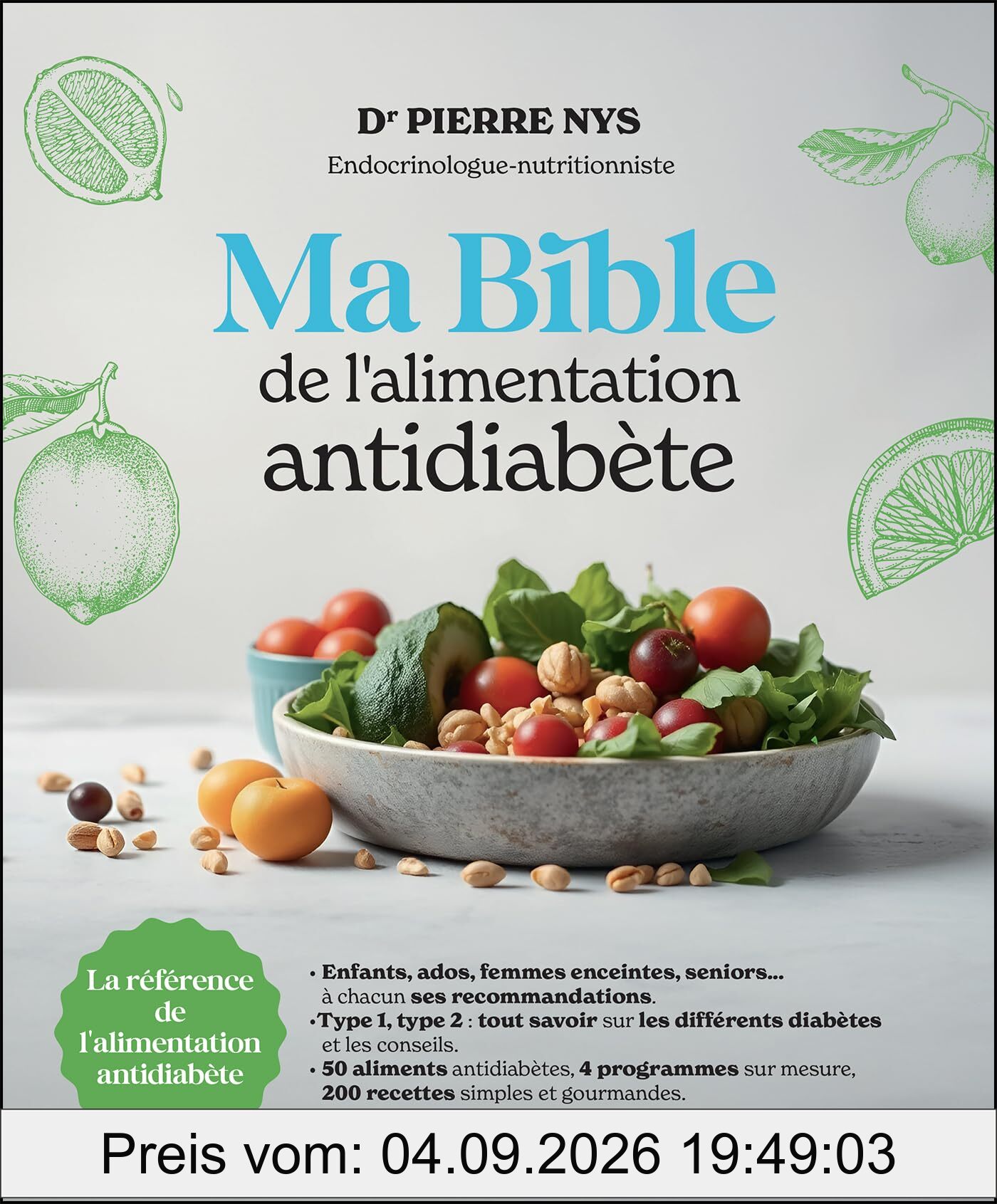 Ma bible de l'alimentation antidiabète