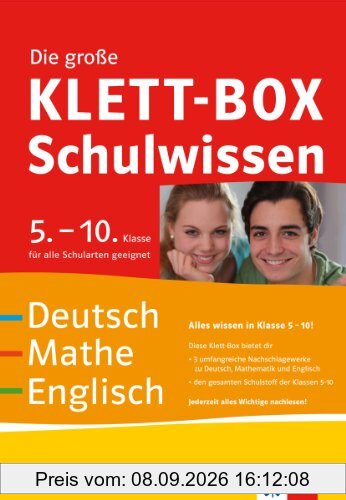 Die große Klett-Box Schulwissen 5.-10. Klasse: für alle Schularten geeignet