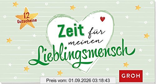 Zeit für meinen Lieblingsmensch: 12 Gutscheine