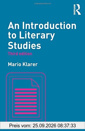An Introduction to Literary Studies