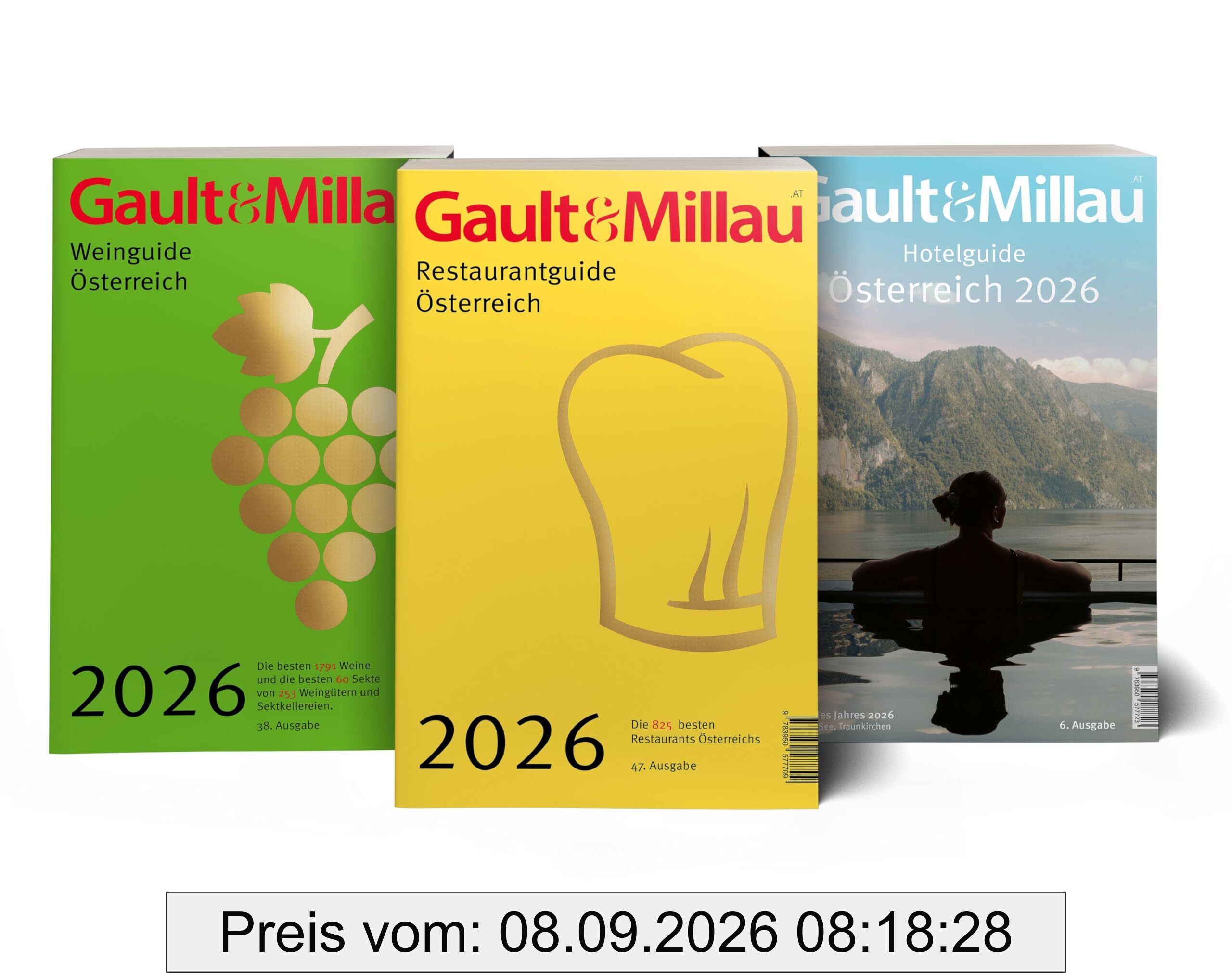 Gault&Millau Österreich 2026: Restaurant- und Hotelguide, sowie der neue Weinguide.